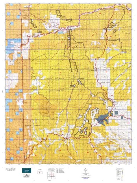 Colorado Gmu 21 Map Mytopo