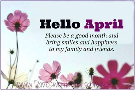 Hello April Be A Good Month Pictures Photos And Images For Facebook