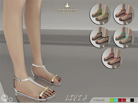 The Sims Resource Madlen Livia Sandals