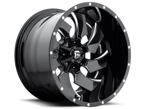 1999 2018 F250 And F350 Fuel Cleaver 24x16 D239 Wheel Black And Milled