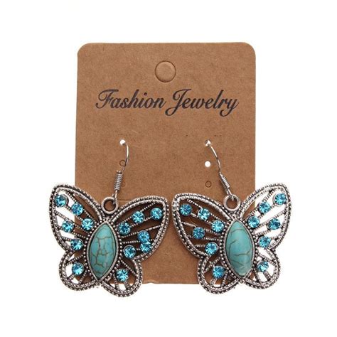 These Are Amazing Dangling Butterfly Dangling Earrings With Faux