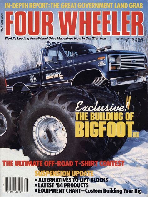 Bigfoot 3 On The May 1984 Cover Of Four Wheeler Magazine Monster