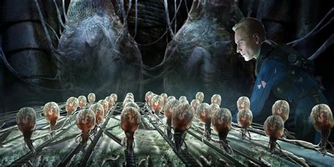 The sequel to prometheus directed once again by filmmaker ridley scott, alien: Rare Alien: Covenant concept art depicts a very different ...