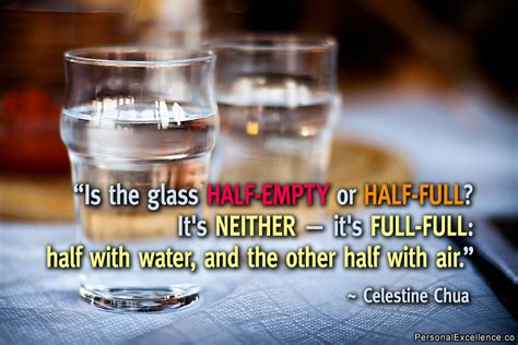 Glass Half Empty Quotes Quotesgram