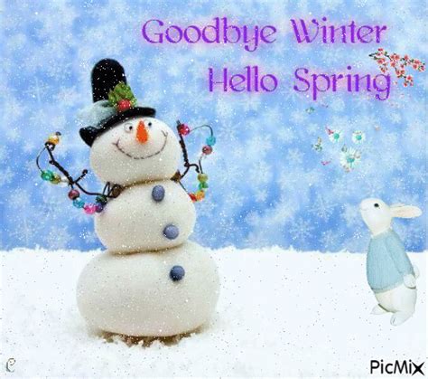 Goodbye Winter Hello Spring Pictures Photos And Images For Facebook Fa9
