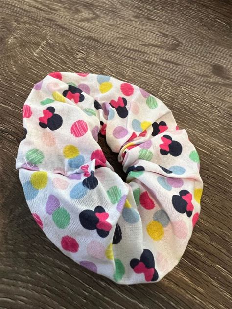 Minnie Mouse And Polka Dots Scrunchie ⋆ Spend With Us Buy From A Bush