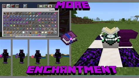 More Enchantment Addon 119 Mcpebedrock Mod 9minecraftnet