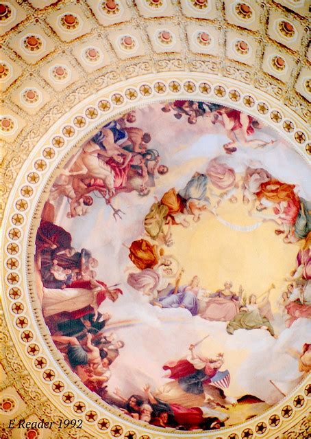 Apotheosis Of Washington Us Capitol Rotunda Ceiling Painting A