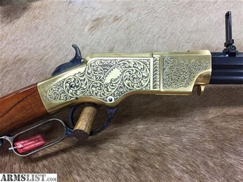 Armslist For Sale New 1860 Henry Engraved 45 Colt Uberti 552883
