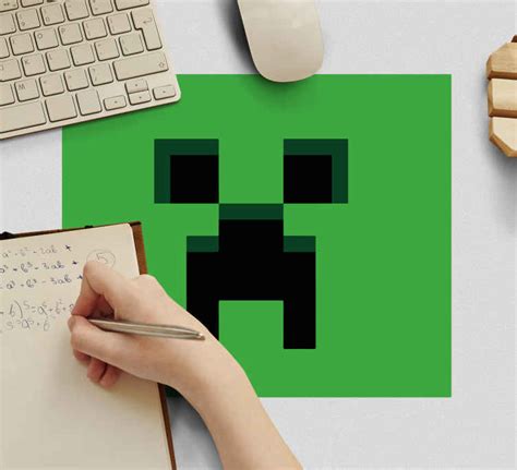 Creepers Minecraft Gaming Vinyl Mouse Pad Tenstickers