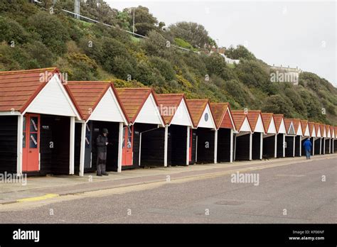 Beach Huts At Bournemouth Dorset England Stock Photo Alamy