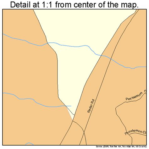 Tonopah Nevada Street Map 3273600