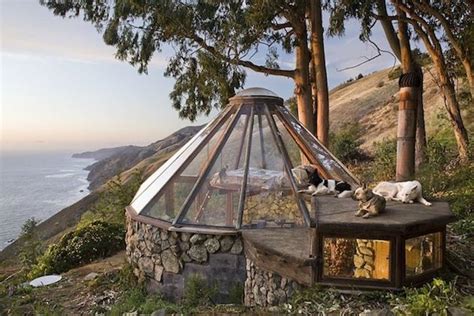 Mickey Muennig Big Sur Glass Roof Yurt 1976 Coastal Cottage