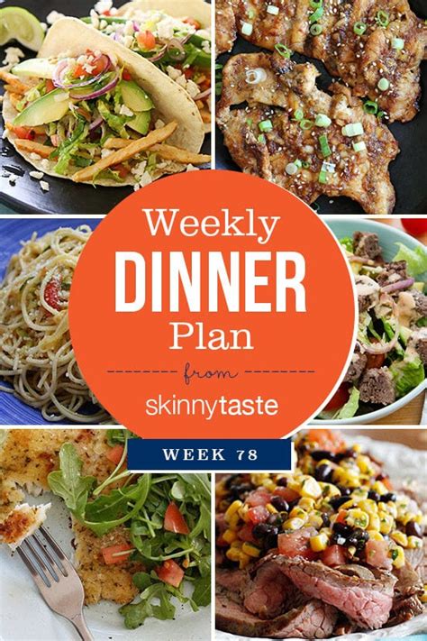 Skinnytaste Dinner Plan Week 78 Skinnytaste Bloglovin