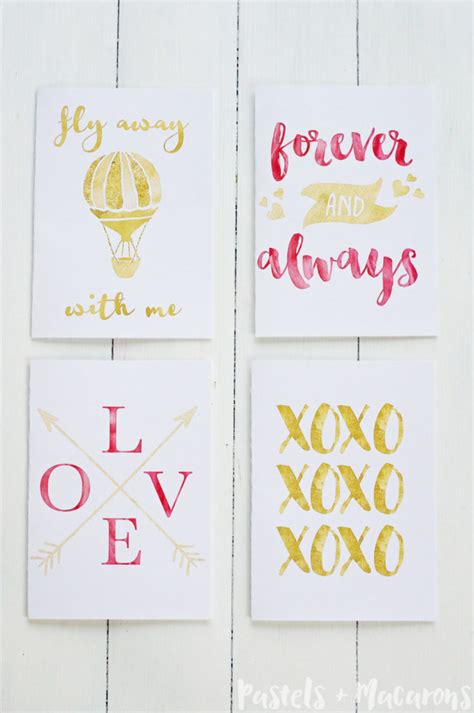 We started making our own happy valentine's day cards! Free Printable Valentines Day Cards