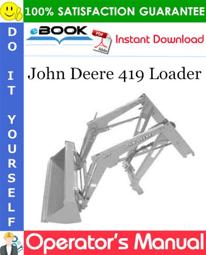 John Deere 419 Loader Operators Manual Pdf Download