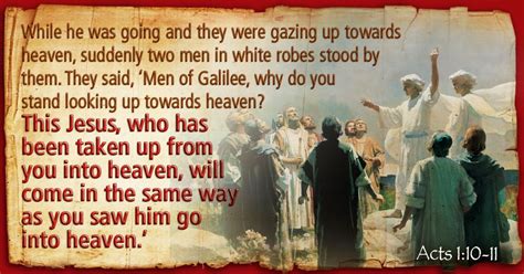 Acts 110 11 Jesus Who Has Been Taken Up Into Heaven Will Come Back
