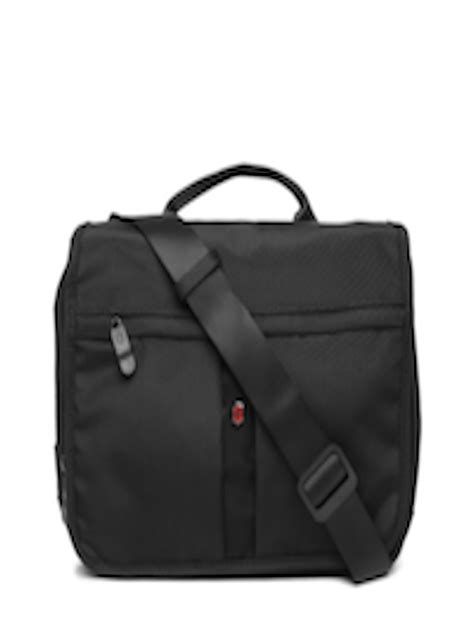 Buy Victorinox Unisex Black Solid Messenger Bag Messenger Bag For