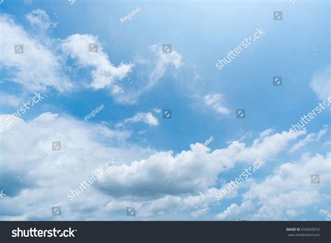 Clear Blue Sky Backgroundclouds Background Stock Photo 654993910