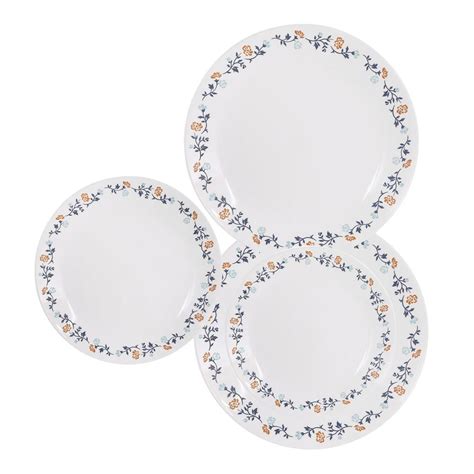Buy Corelle Livingware Plate Set Vibrant Gloria 18 Pieces Online At