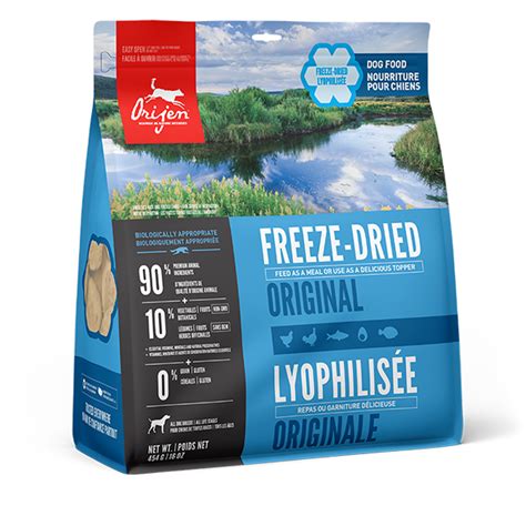 Searching for the best freeze dried foods? ORIJEN Adult Freeze-dried food | ORIJEN Pet Foods .co.uk