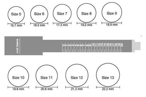 Printable Ring Sizer 323 40 Kb Jpeg Ring Sizes Chart 29