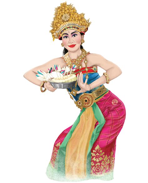Digital Painting Of Bali Dancer Indonesia Proud To Introduce You The Original Dance From
