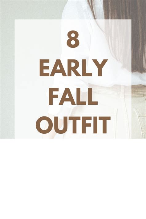 8 Early Casual Fall Outfits You Can Wear The European Closet