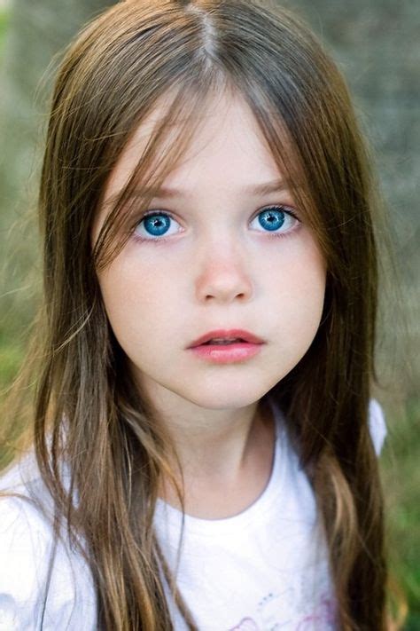 Kristina Pakarina Eyes Cute Young Girl Child Models Beautiful