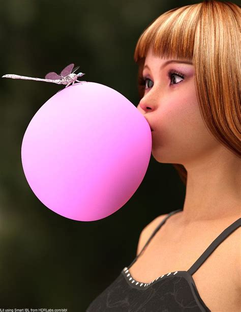 Bubble Gum Bubble Gum Bubbles Blowing Bubble Gum