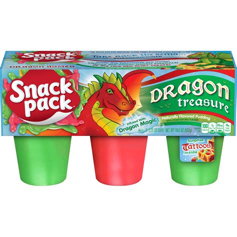 Snack Pack Dragon Treasure Pudding Shop Pudding And Gelatin At H E B