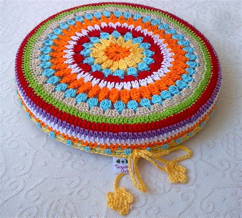 Tecendo Artes Em Crochet Capa P Banquinhos Tamanho Pequeno Crochet