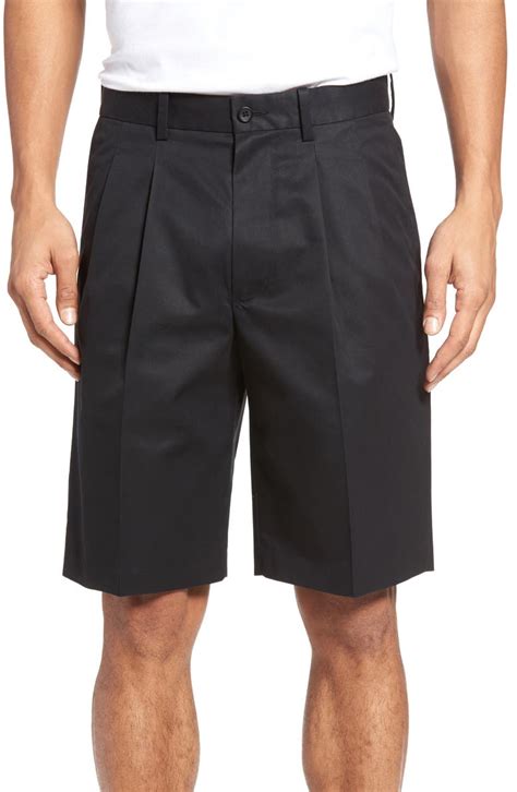 Nordstrom Mens Shop Pleated Supima Cotton Shorts Nordstrom