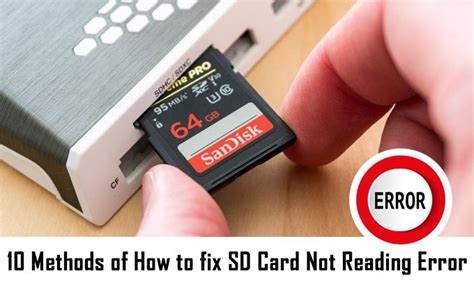 10 Methods On How To Fix The SD Card Not Reading Error Rdatarecovery