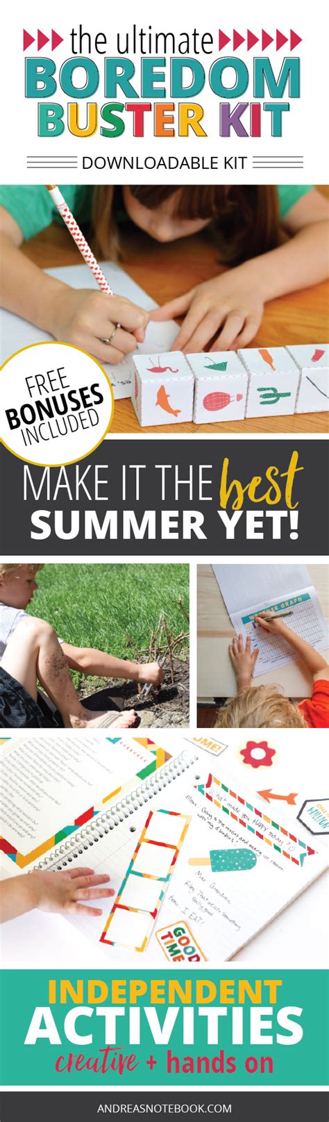 Make This Summer Great Boredom Busters Printables You Can Download And