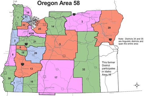 Oregondistrictsmap 2015 Oregon Area 58