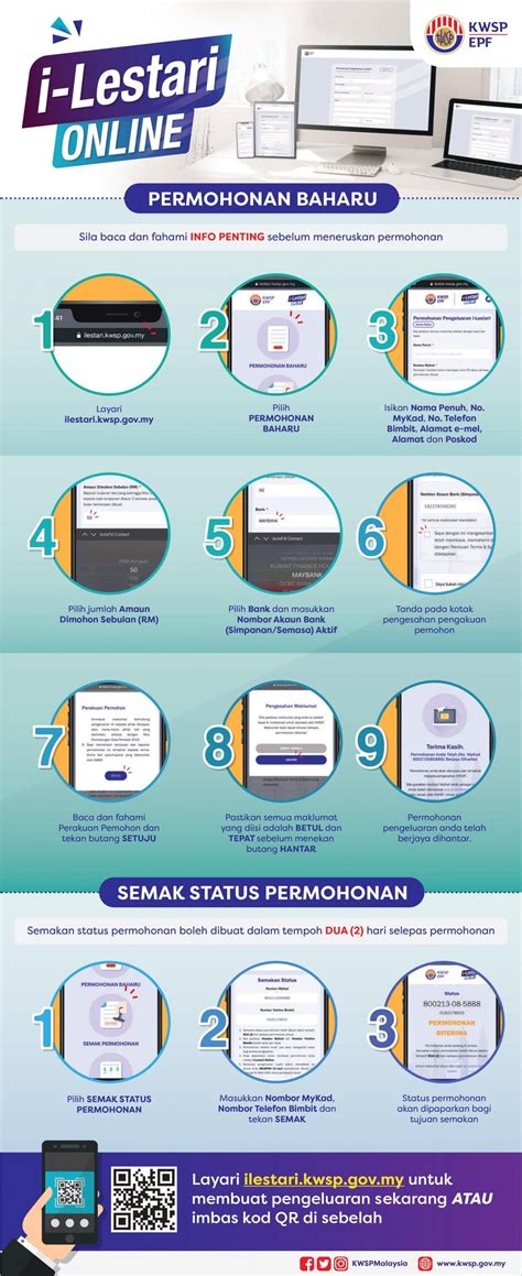 We analyzed kwsp.gov.my page load time and found that the first response time was 107 ms and then it took 2 sec to load all dom resources and completely render this domain responded with an error, which can significantly jeopardize kwsp.gov.my rating and web. Tarikh Akhir Permohonan i-Lestari 31 Mac 2021. Ini Cara ...