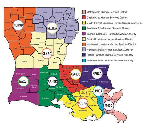 Louisiana Map With Towns And Cities Wydział Cybernetyki