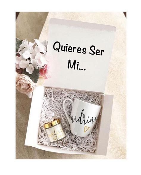 Madrina T Box Set Quieres Ser Mi Custom Madrina Proposal Etsy