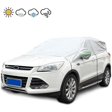 Amazon Com Kadooria Safe View Half Car Cover Top Waterproof Windproof Dustproof Windshield
