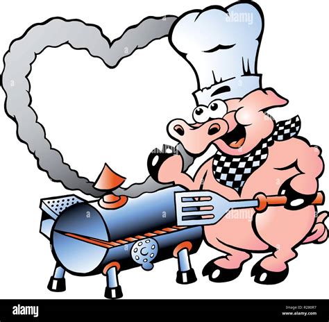Cartoon Pig Bbq Hi Res Stock Photography And Images Alamy