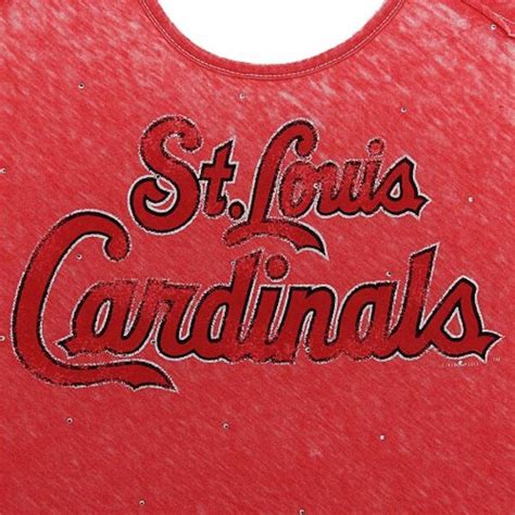 Touch By Alyssa Milano St Louis Cardinals Triple Play Tank Top Red
