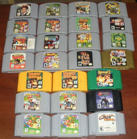 All Things Video Games Wow Tons Of Games Just In Nintendo 64