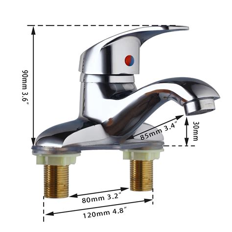 bathroom basin sink faucet mixer chrome single handle double hole tap toilet 9780739782972 ebay