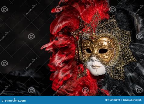 italian carnival venetian mask mysterious event party editorial photo image of culture