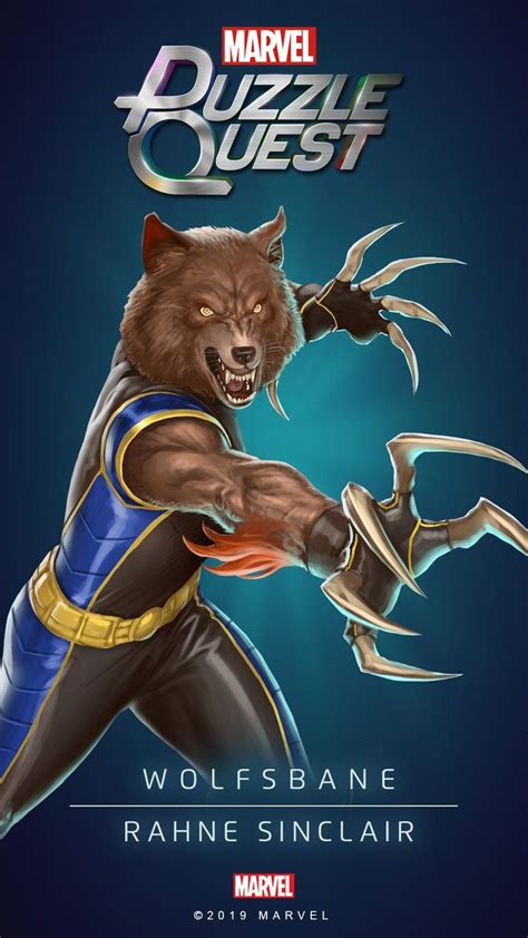 Rahne Sinclair Wolfsbane 4 Stars Rend Marvel Puzzle Quest
