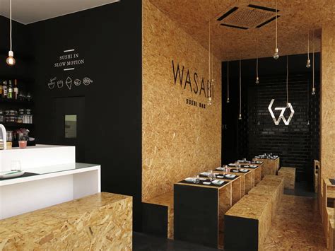 Galeria De Wasabi Sushi Bar Cave 11 Design De Restaurante Design