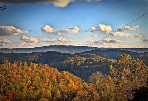 The Autumn Rolling Hills Of West Virginia By Paul