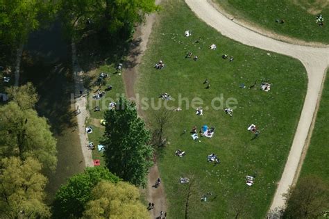 Luftaufnahme M Nchen Erholungspark Englischer Garten Mit Schwabinger