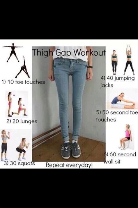 Thinspo On Twitter Good Workout If You Want A Thigh Gap Skinny